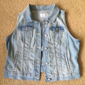 Old Navy Denim Vest - Large